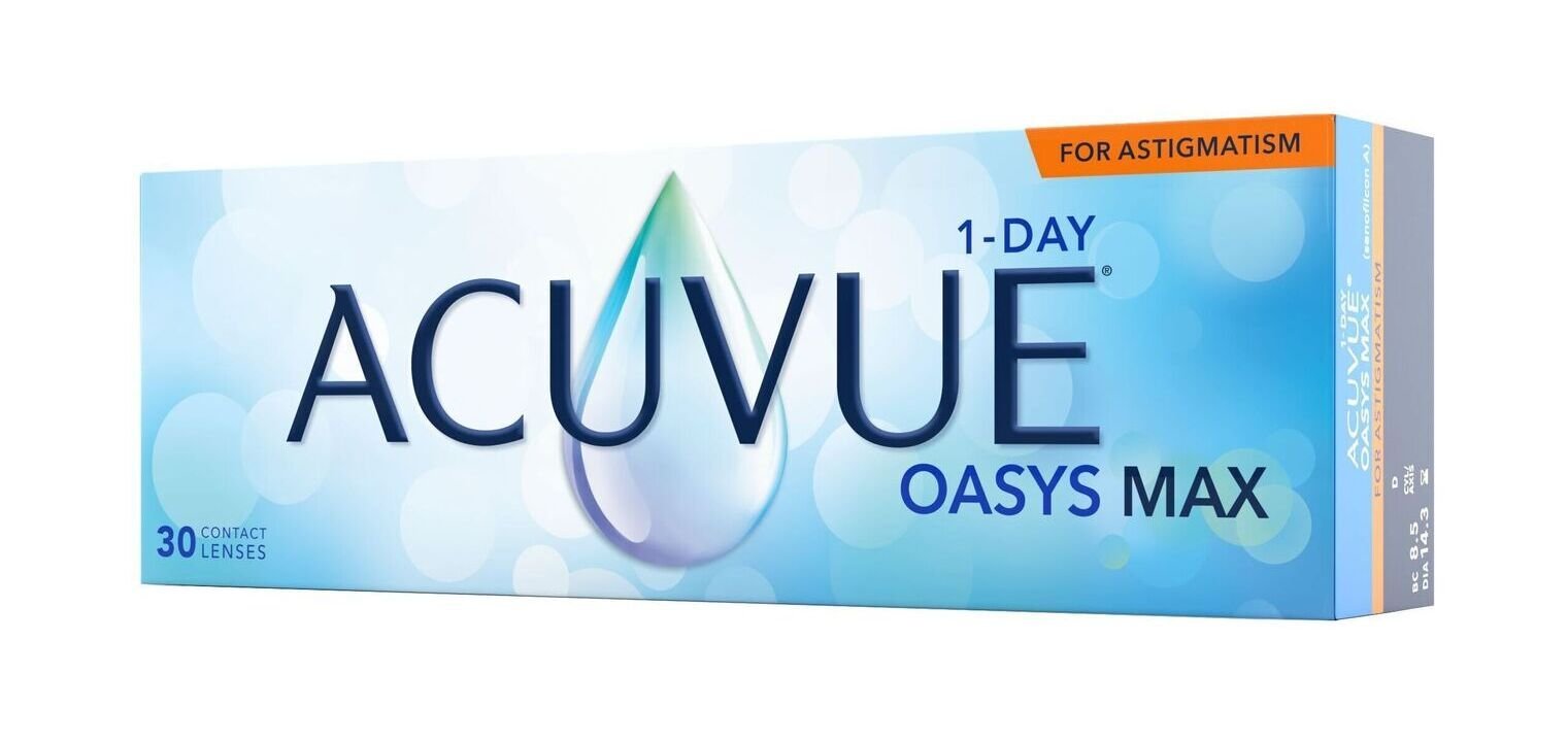 Acuvue Oasys MAX 1-Day for Astigmatism – 30