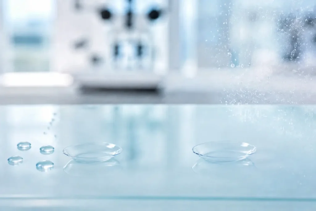 Hydrogel oder Silikon-Hydrogel Kontaktlinsen